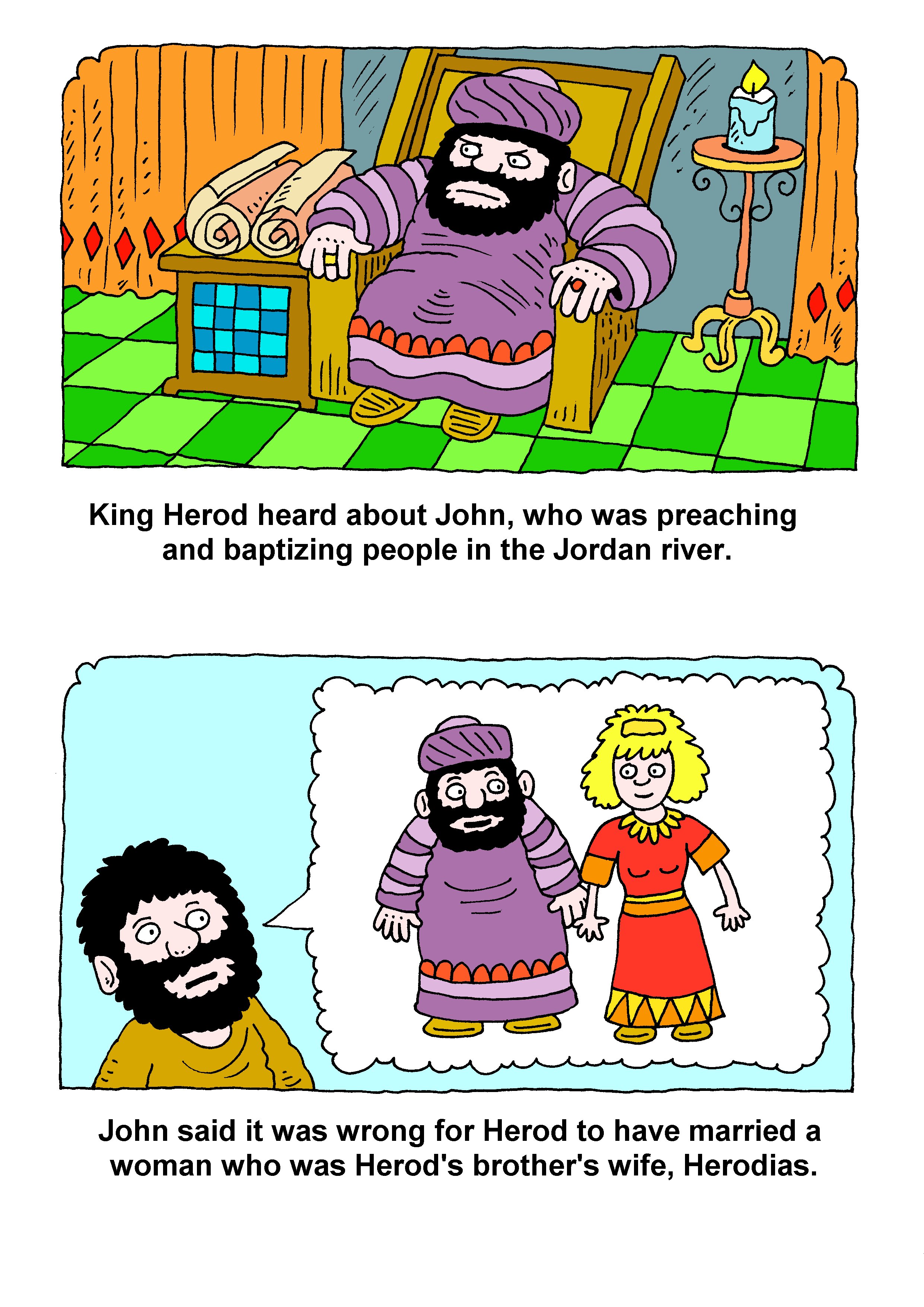 Bible Bible Story Booklets John And Herod Richard Gunther Free 